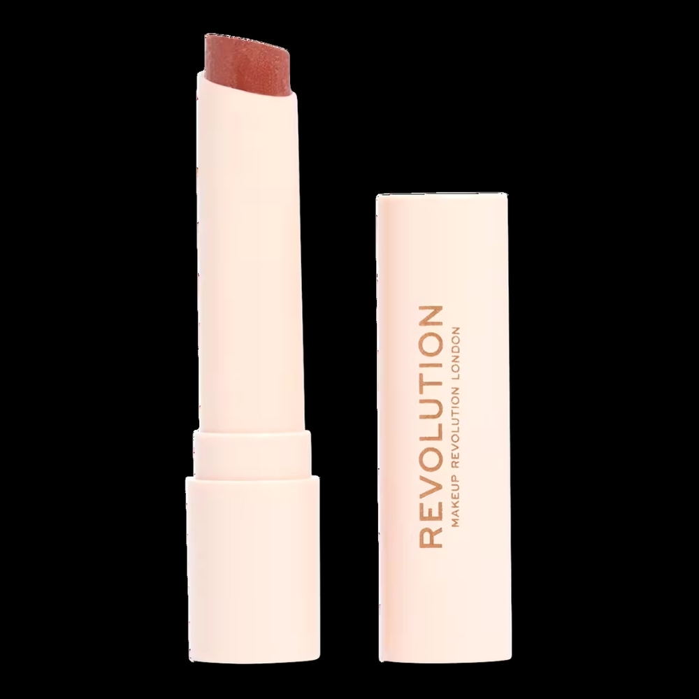 Revolution - Mocha Shine - Pout Balm Lip Balm - NIB 0.08 oz
